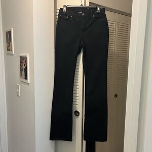 Newport News Jeanology Boot Cut Jeans, Size 6Tall Black